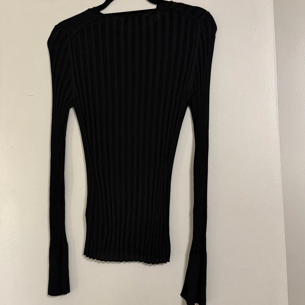 COS Rib-Knit Long-Sleeved Top - Picture 5 of 6